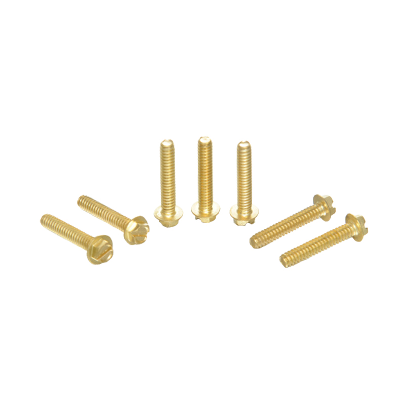 Sárga cink bevonatú hatszögletű csavarok