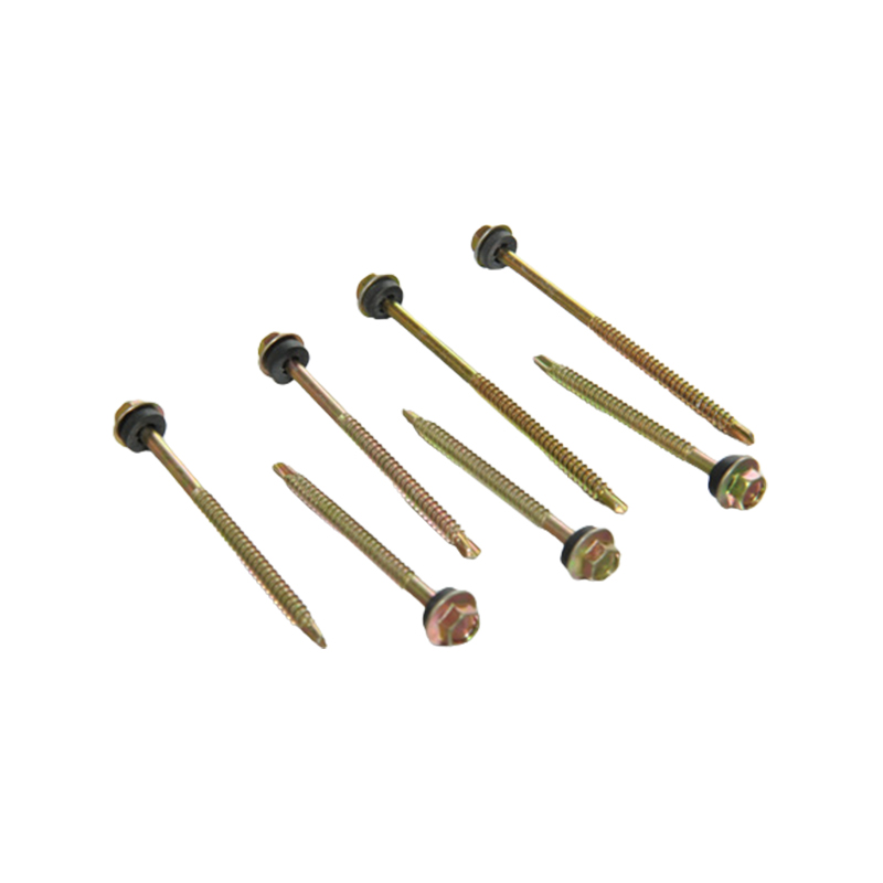 Hatszögletű karima pad önálló fúrási csavarokkal